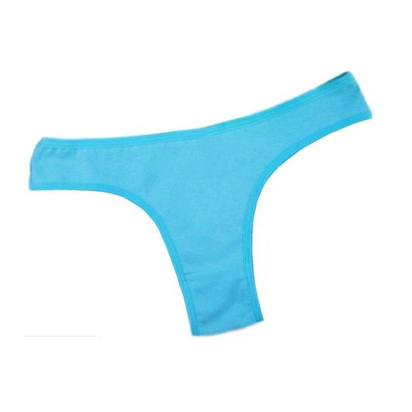 6-Pack Women's Cotton Thong Panties Thongs - Picture 2 of 8